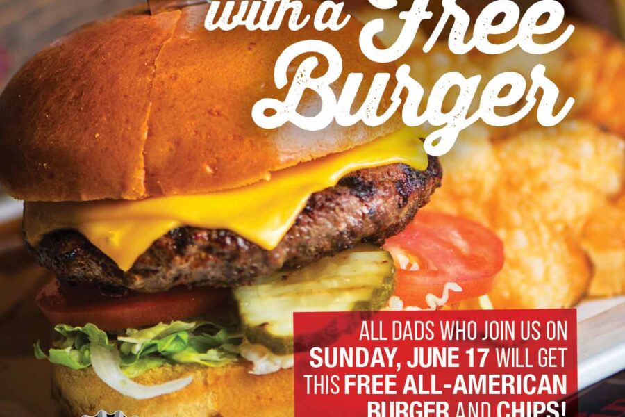 Cold Beers & Cheeseburgers Fathers Day Magazine Ad