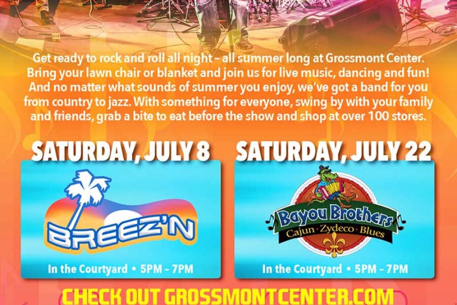 Grossmont Center Summer Concert Series UT Ad