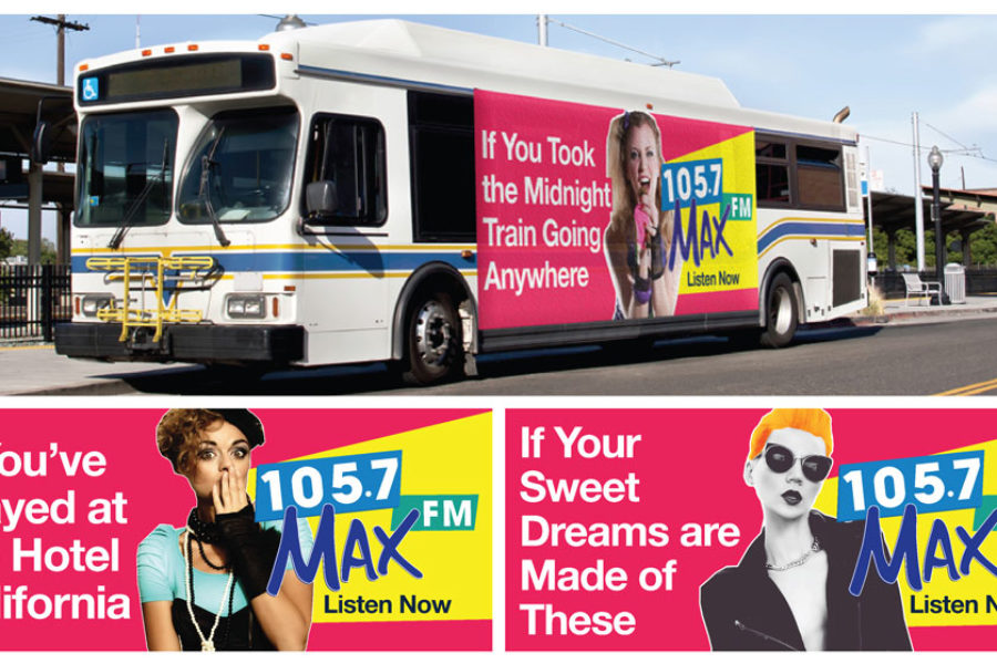 MAX FM Bus Wraps