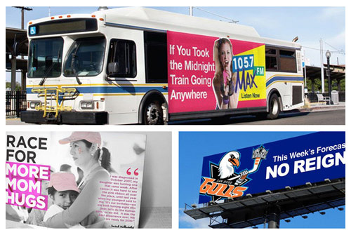 Bus Advertising, Flyer Design, Outdoor Advertising Graphic Design